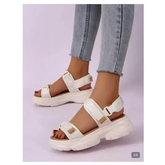 Ditcompony Thick Sole Casual Sport Sandals Size 40 - Picture 9 of 9